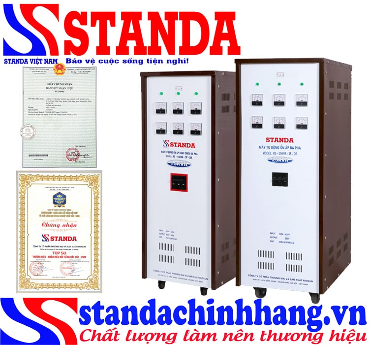 Hình ảnh phân biệt ổn áp standa hoàng mai 