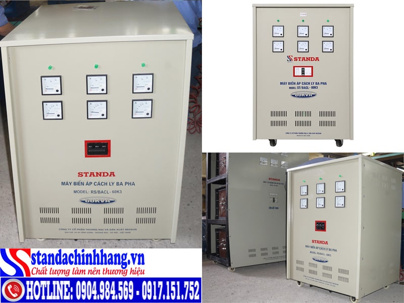 Cấu tạo của biến áp cách ly Một máy biến áp cơ bản sẽ có cấu trúc bao gồm 3 bộ phận chính đó là:  Lõi thép, dây quấn và vỏ máy. Mỗi phần sẽ có một vài trò riêng không thể thay thế trong máy biến áp.
