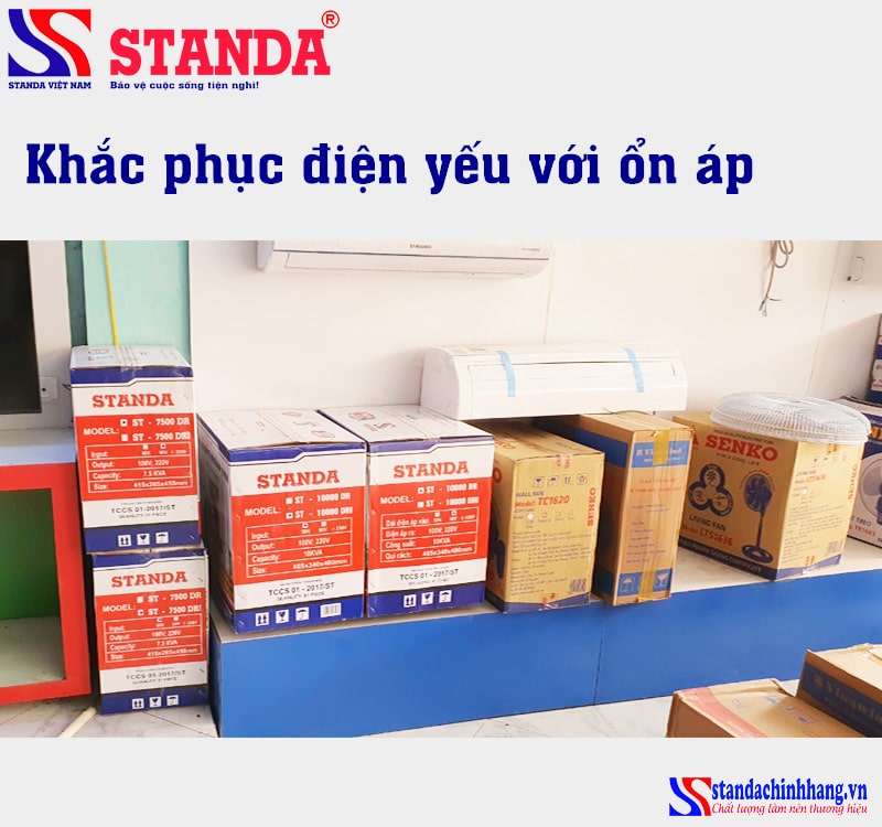 Điện yếu có nên dùng ổn áp - ổn áp đặc trị điện yếu 