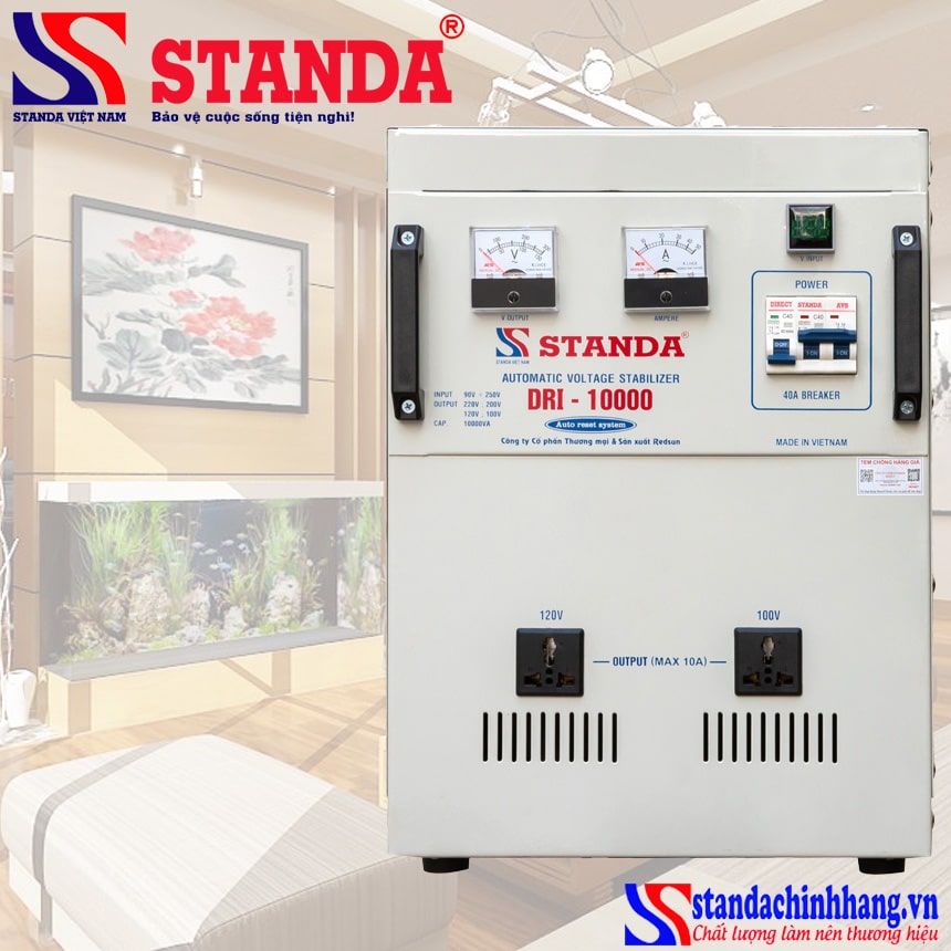 Dải điện áp của ổn áp dùng cho gia đình