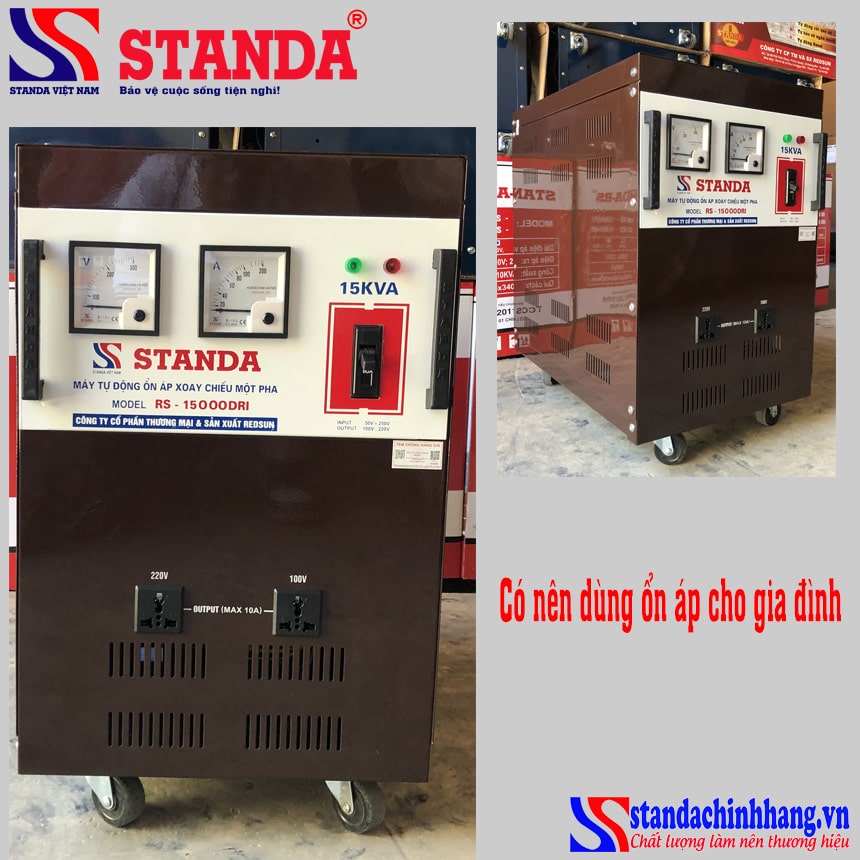 Lý do nên chọn ổn áp STANDA cho gia đình