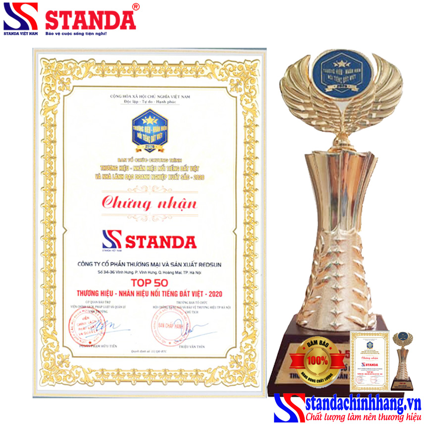 Thương hiệu STANDA chính thức được Redsun đăng ký bảo hộ nhãn hiệu