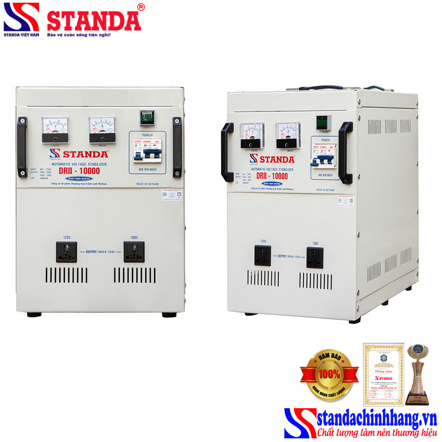 Máy được tích hợp thêm đồng hồ điện tử - Standa 2021 - 2022
